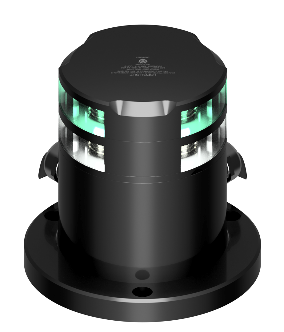 2nm 360° White and Green lights